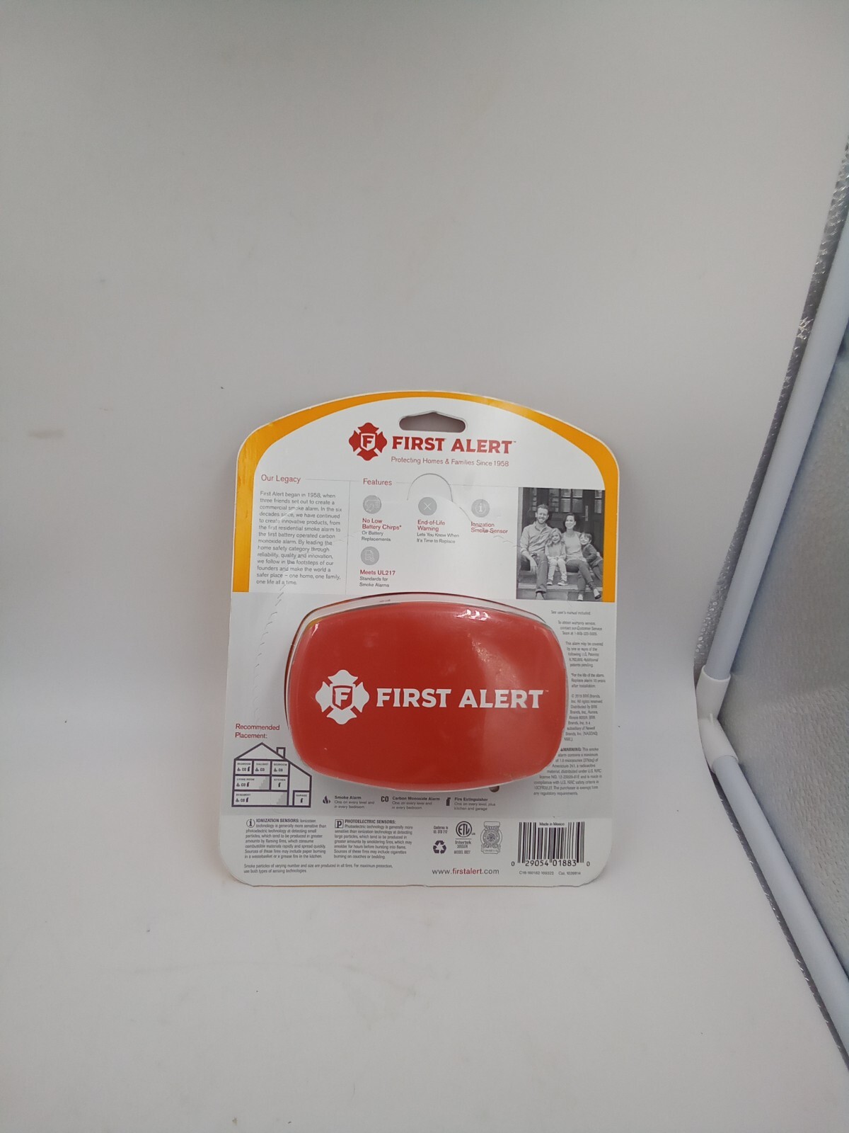 First Alert Battery-Powered Ionization Smoke Detector
