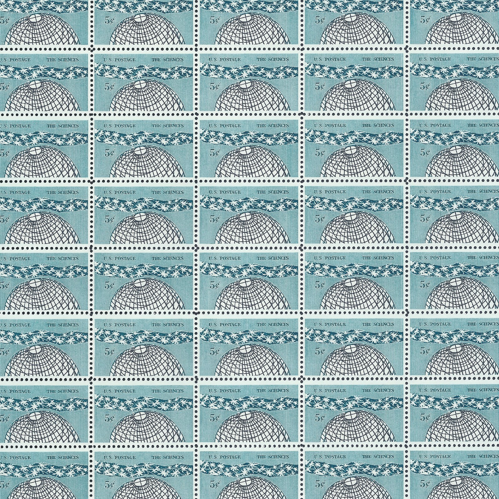 National Academy of Science 100th Anniversary 62 Years Old Mint Sheet of Stamps!