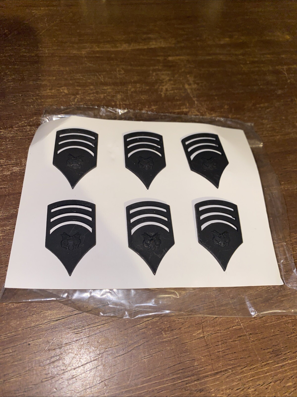 Lot of 6 us army arng Insignia Enlisted Personnel Specialist E-7 Subdued pins