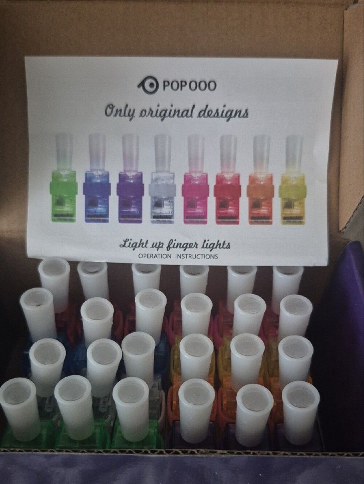 POPOOO LED Finger Lights - Multicolor Pack