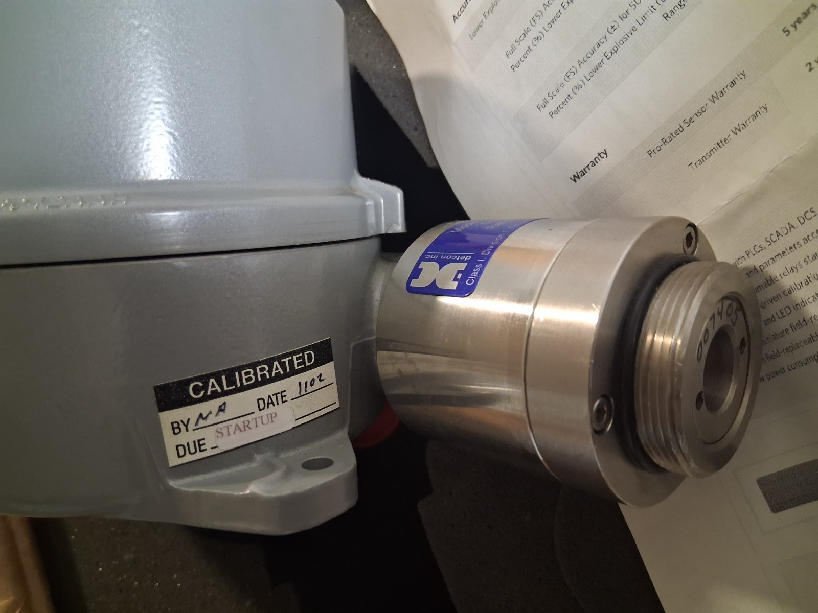 Detcon MicroSafe LEL Gas Sensor IR-622