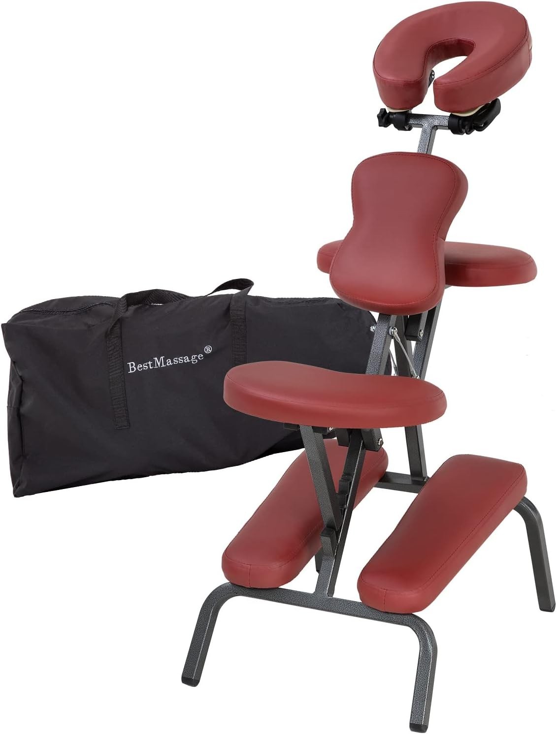 Portable Massage Chair for Tattoo Spa Foldable Massage Therapy Chair Adjustable