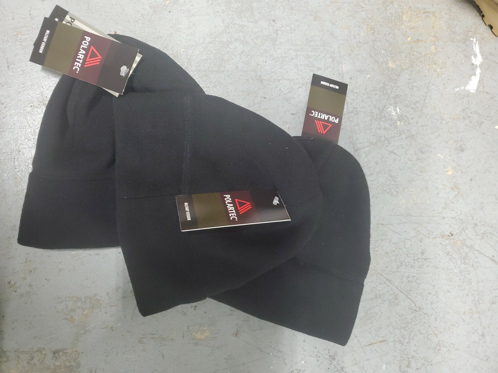 3 new beanie Polartec Black  Micro Fleece Cap Hat special sale