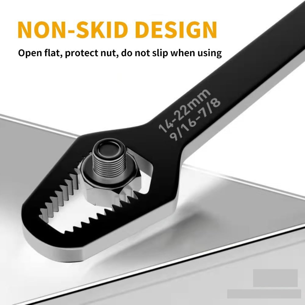 Universal Wrench Universal Adjustable Double-ended Wrench,8mm-22mm