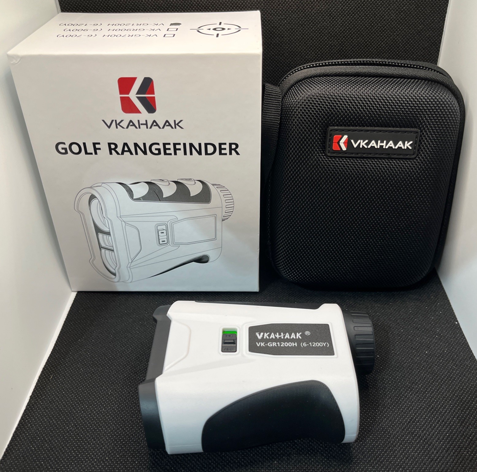 VKAHAAK Golf Rangefinder | Model: VK-GR1200H (6-1200yd) — New Open Box