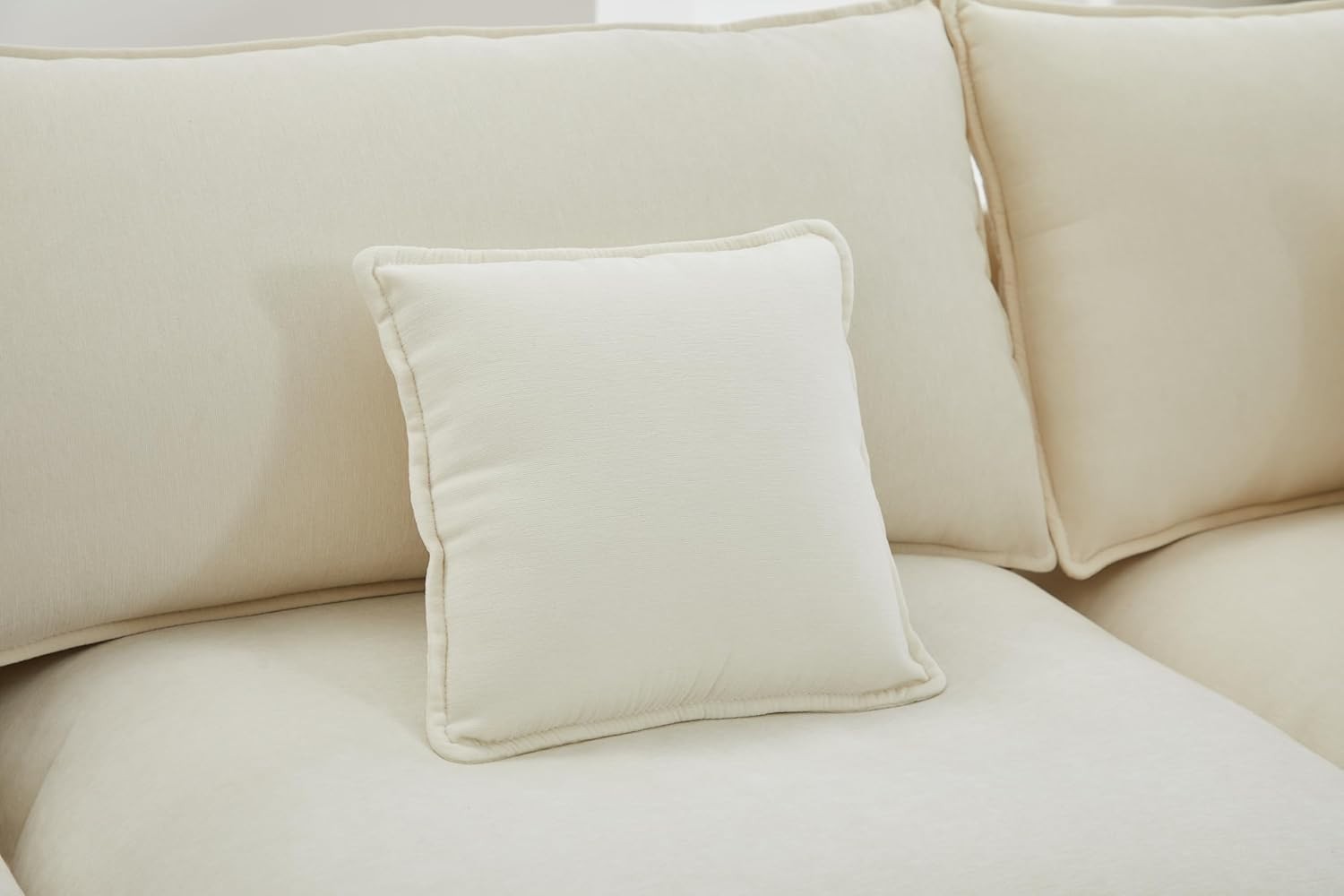 145" U Shaped Sectional Sofa Cloud Couch W/ Console USB Charging Port Cup Holder
