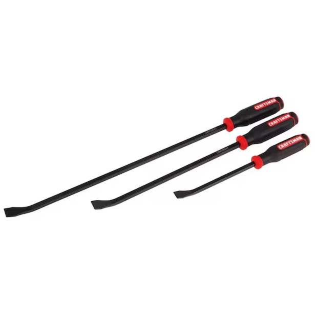 Trim Removal Tool Pry Bar Set 3 Piece Small Medium Large Hand Tools New 0.76 lb