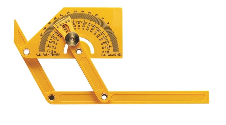 General Tools 29 Plastic Protractor and Angle Finder 9.75 L x 3.75 W in.