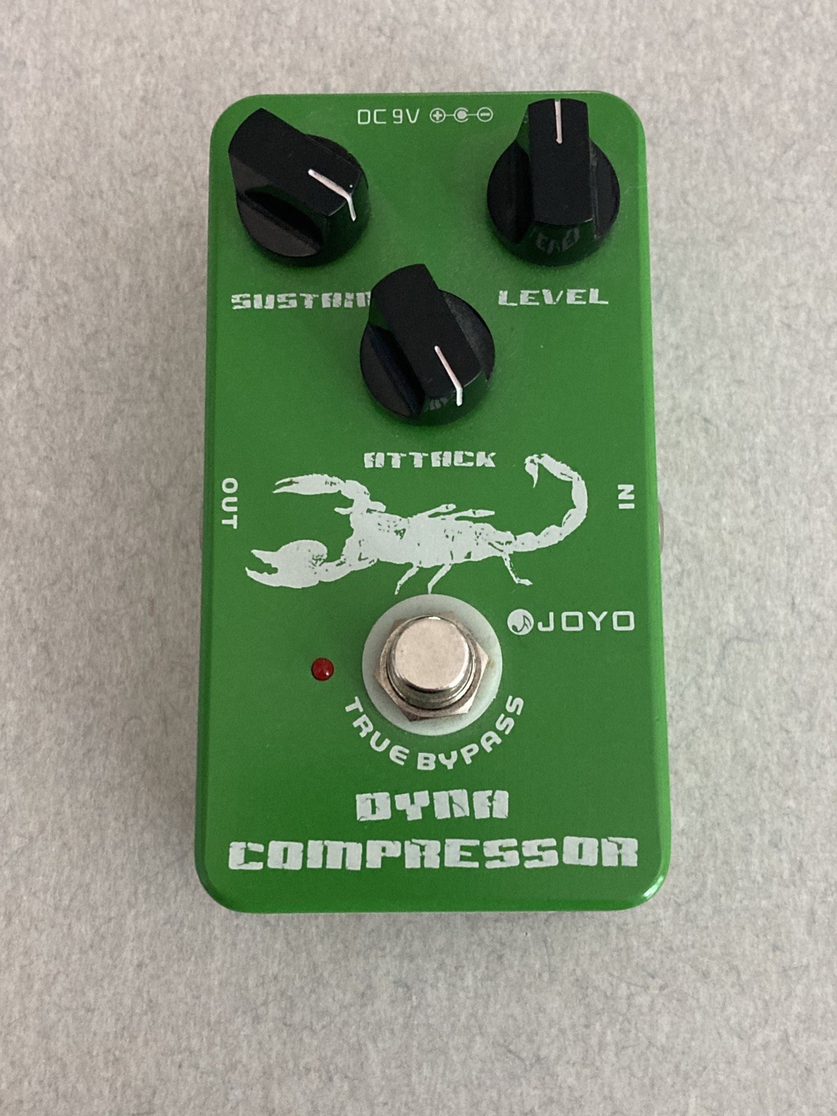 JOYO Dynamic Compressor Effect Pedal Low Noise for Electric Guitar & Bass JF-10