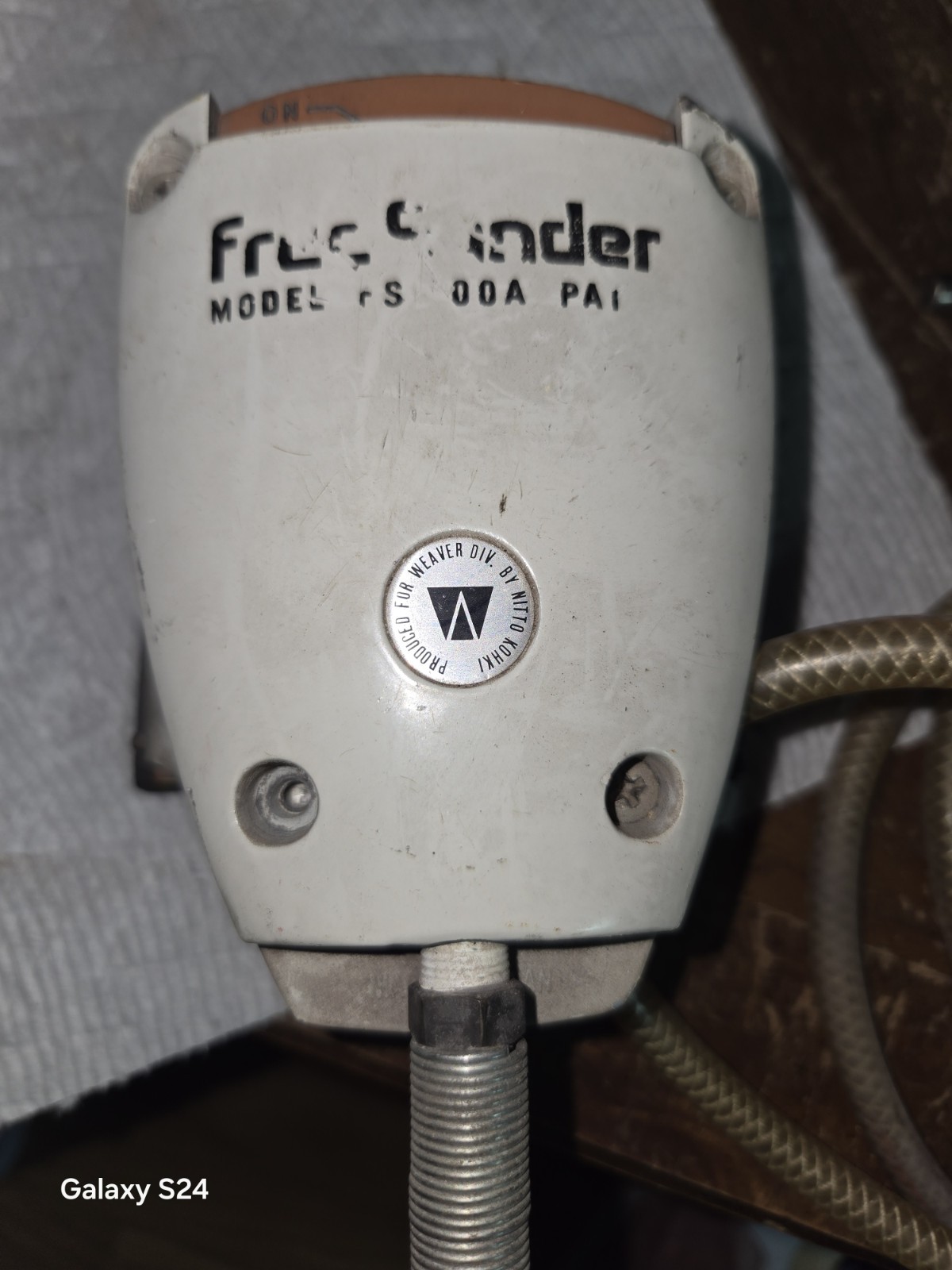 NITTO KOHKI FREE SANDER MODEL FS100A (?) WYSIWYG UNTESTED AS SHOWN