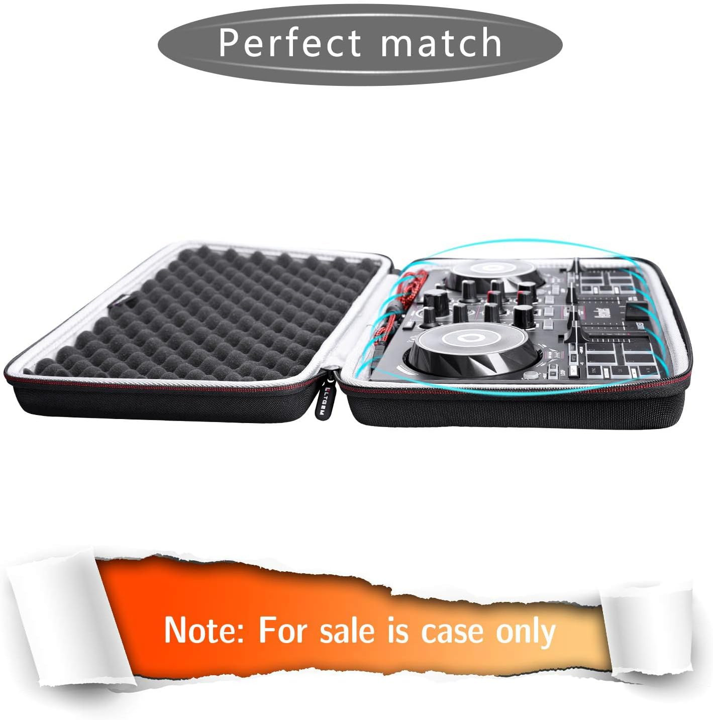 LTGEM DJ Controller Case for Hercules DJControl Inpulse 200 / DJControl Inpulse