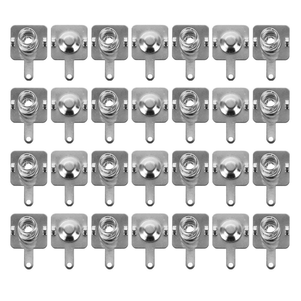 30 Sets Battery Spring for Electronics Pack Plate Connector Springs Contact