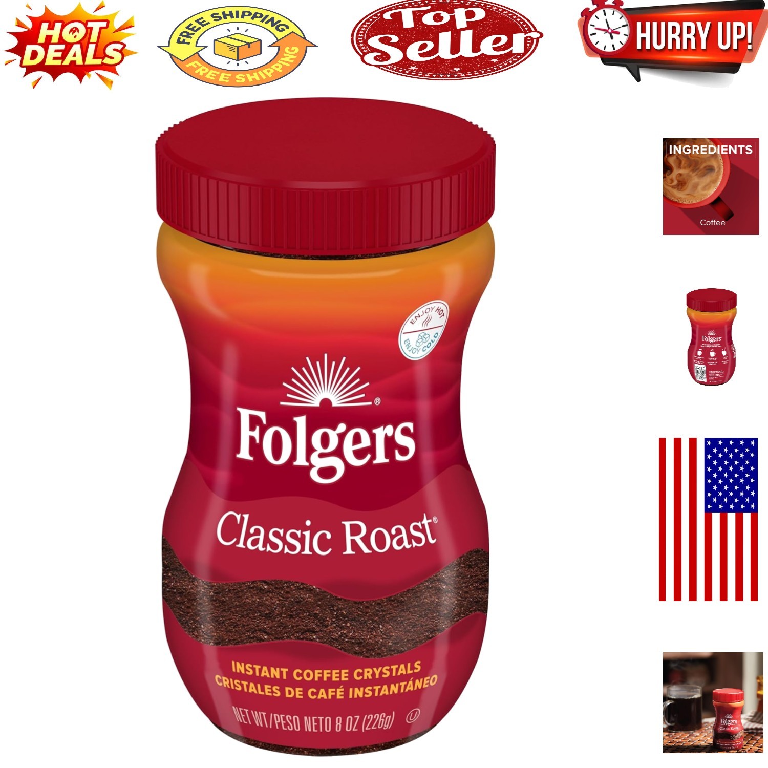 Classic Roast Instant Coffee – Rich, Smooth, Anytime