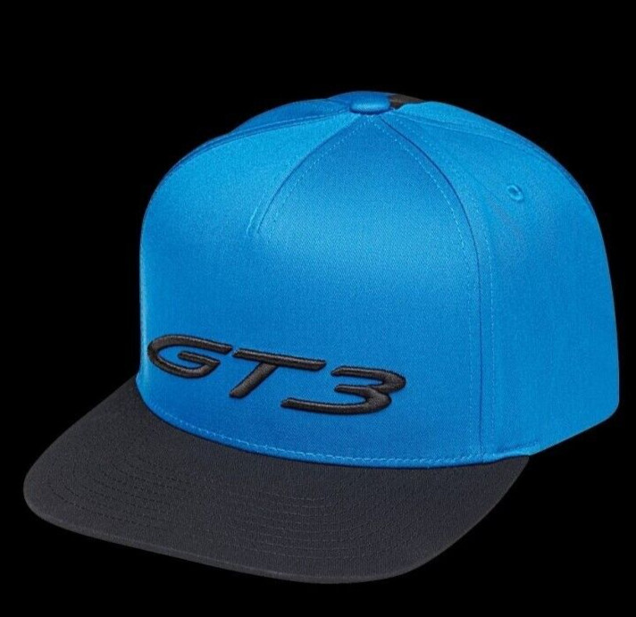Porsche GT3 Shark Blue Flat brim Driver's Hat Snapback Cap