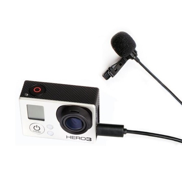 Wire Microphone Clip for GoPro Hero 3/3+/4