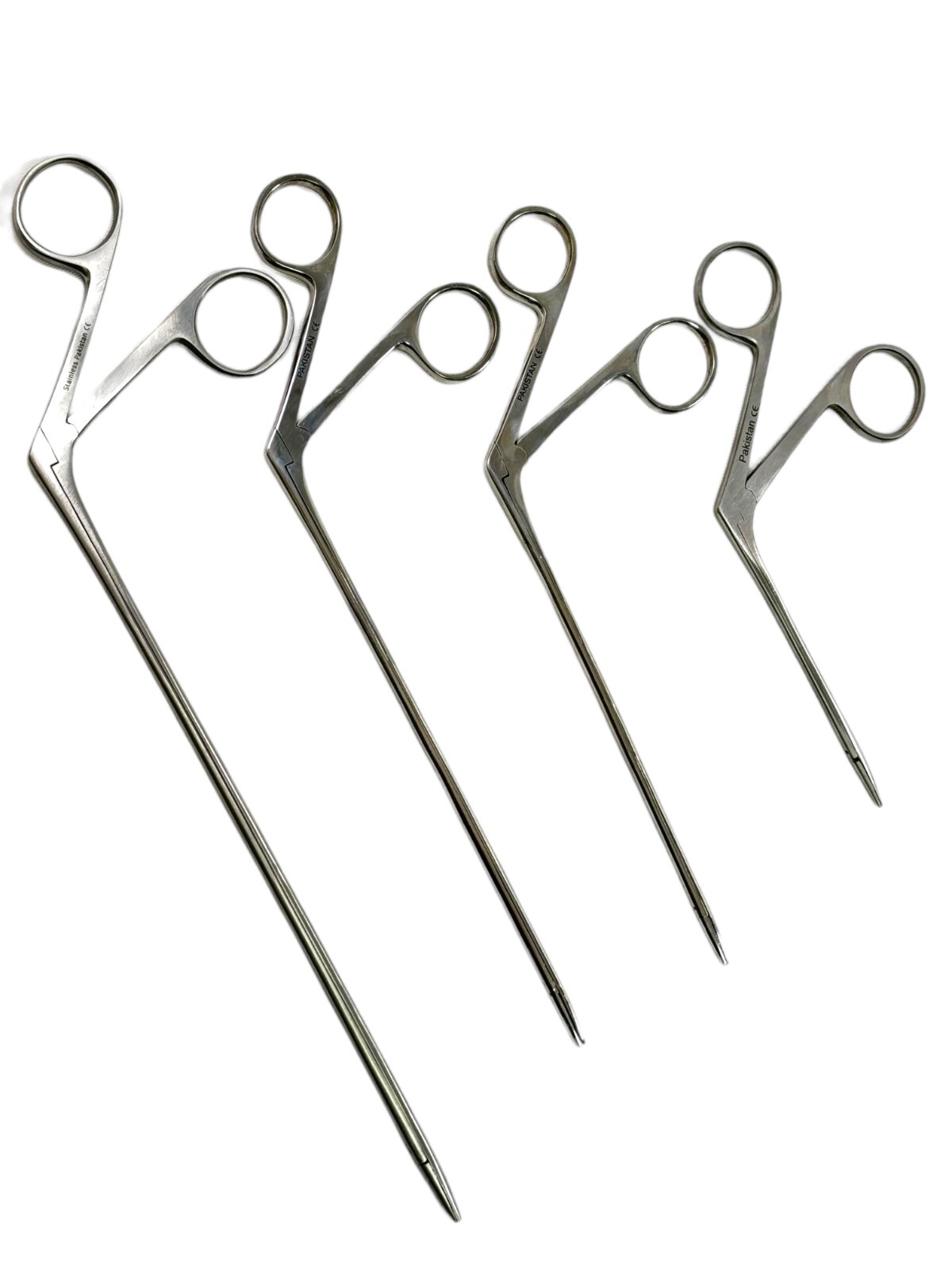 4 Count - Alligator Forceps 3.5" to 8" Ears and Nose Forceps with Serrated Tips