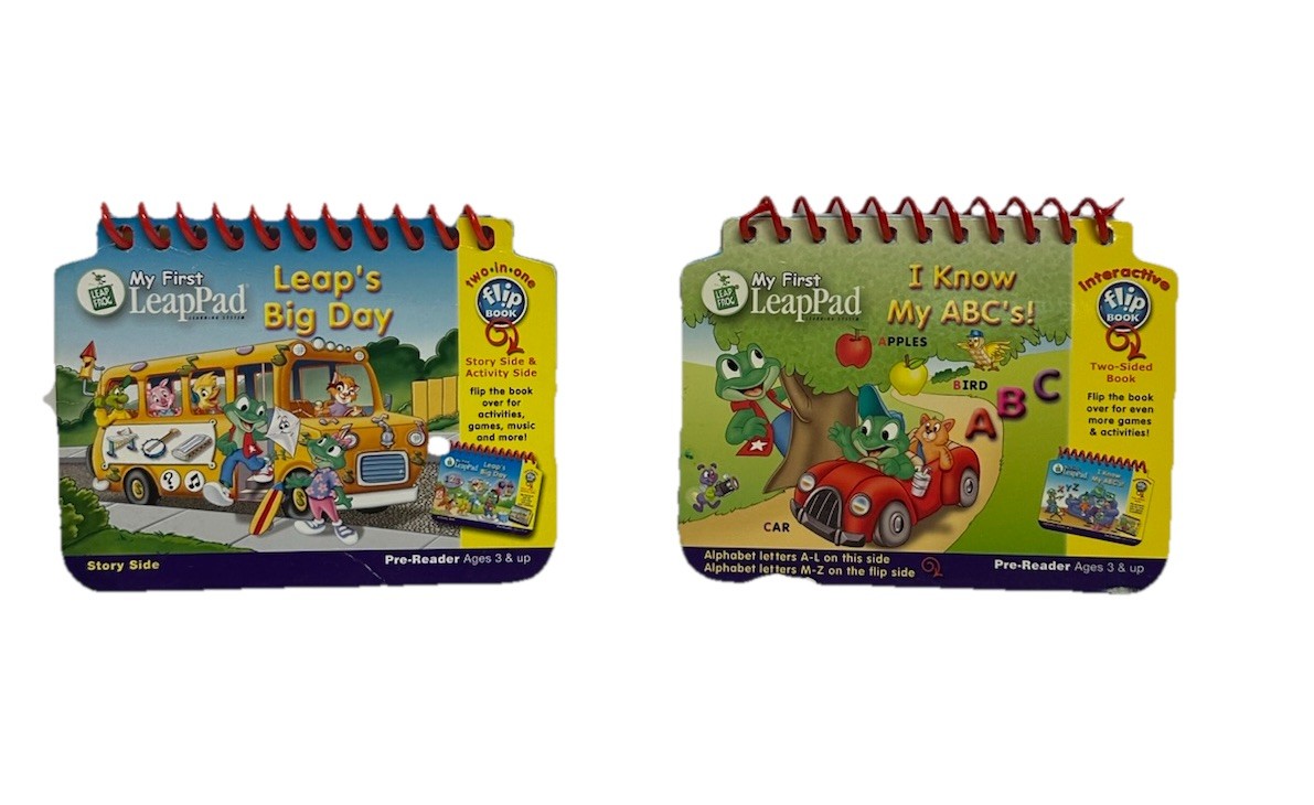 Leap Frog My First Leap Pad Preschool Learning Lot of 2 BOOKS Only