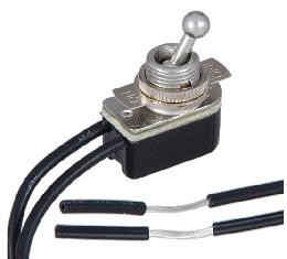 B&P Lamp On/Off Metal Toggle Switches