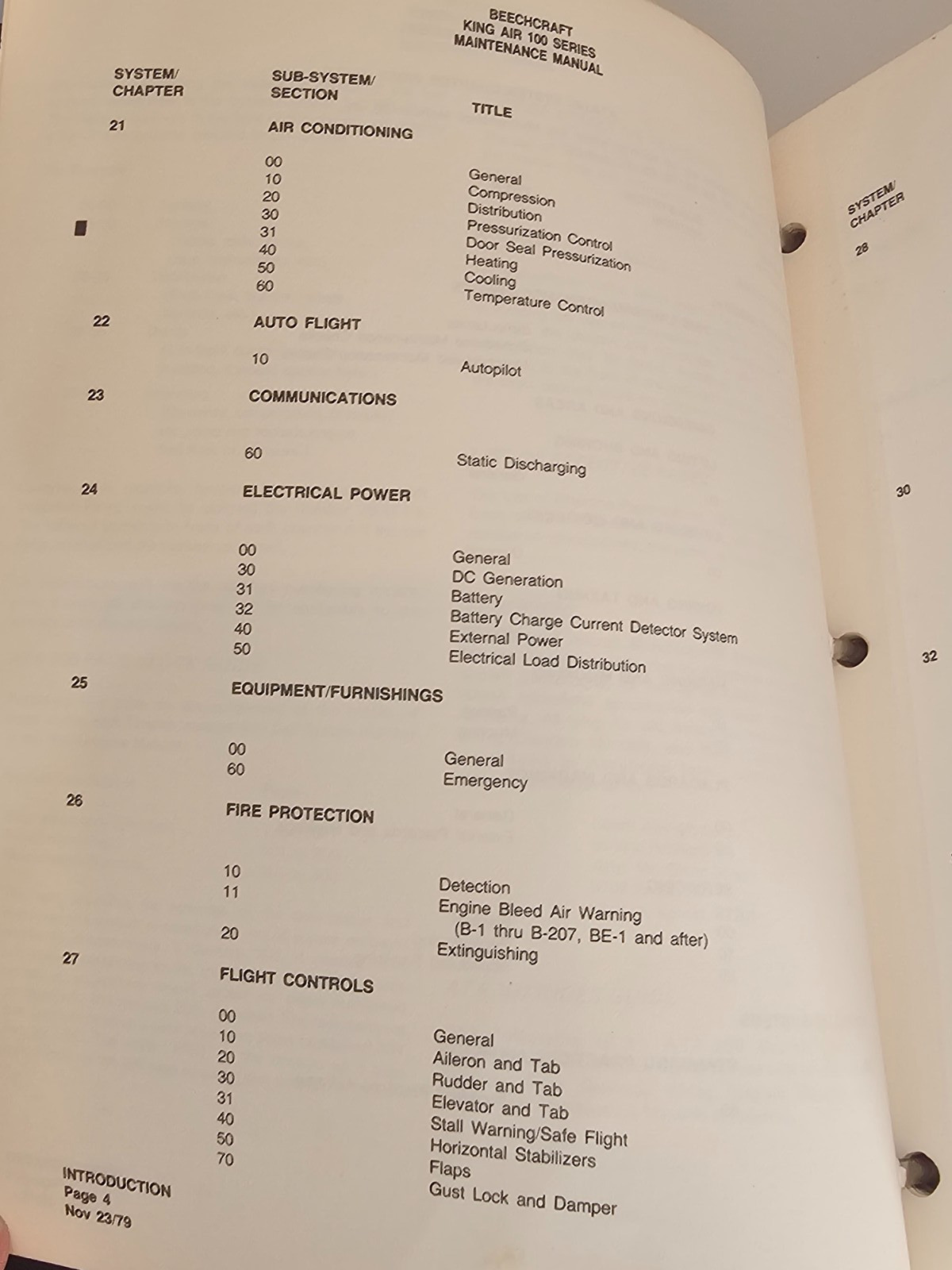 BEECHCRAFT 100 SERIES MAINTENANCE MANUAL COMPLETE 100 A-100 B-100 BEECH CRAFT