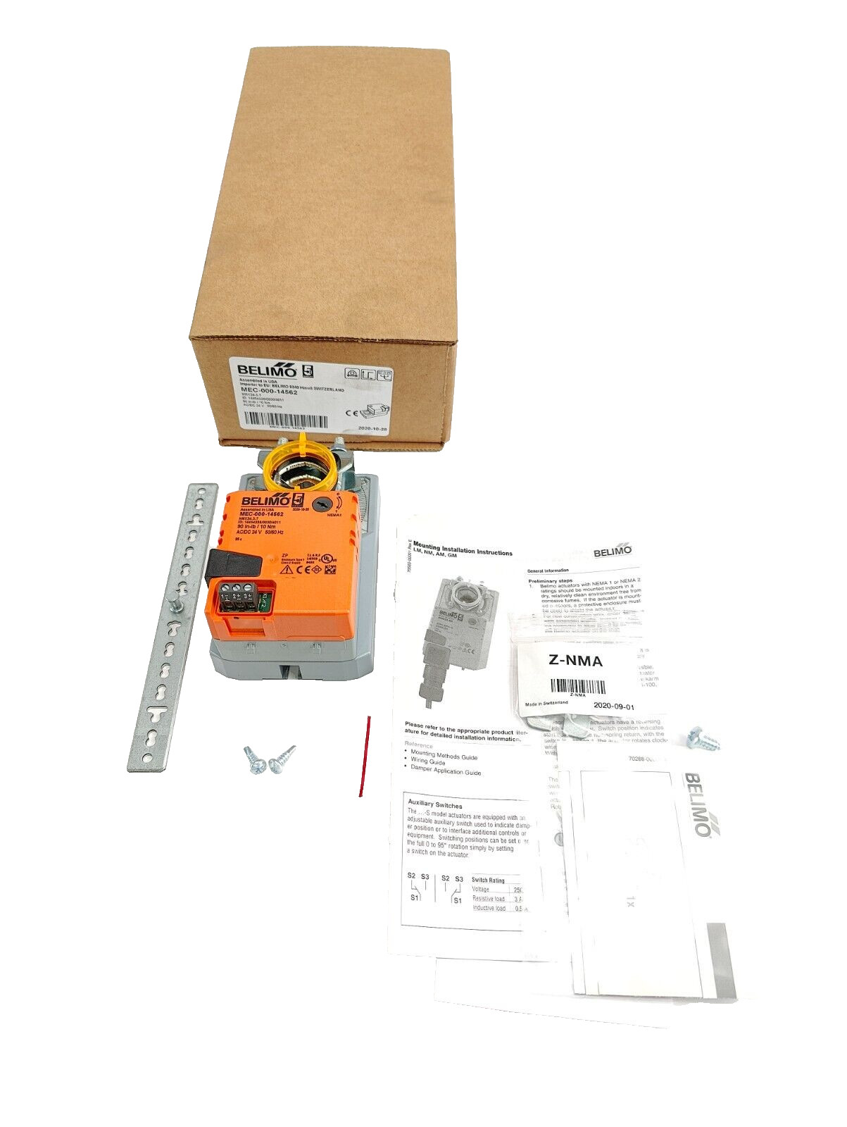Belimo MEC-000-14562 AC/DC 24 V 50/60 Hz 90 in-lb / 10 Nm NEW