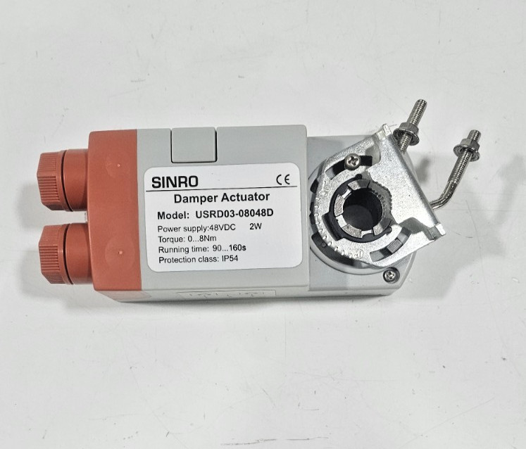 SINRO DAMPER ACTUATOR MODEL USRD03-08048D 48VDC NEW-OPEN BOX
