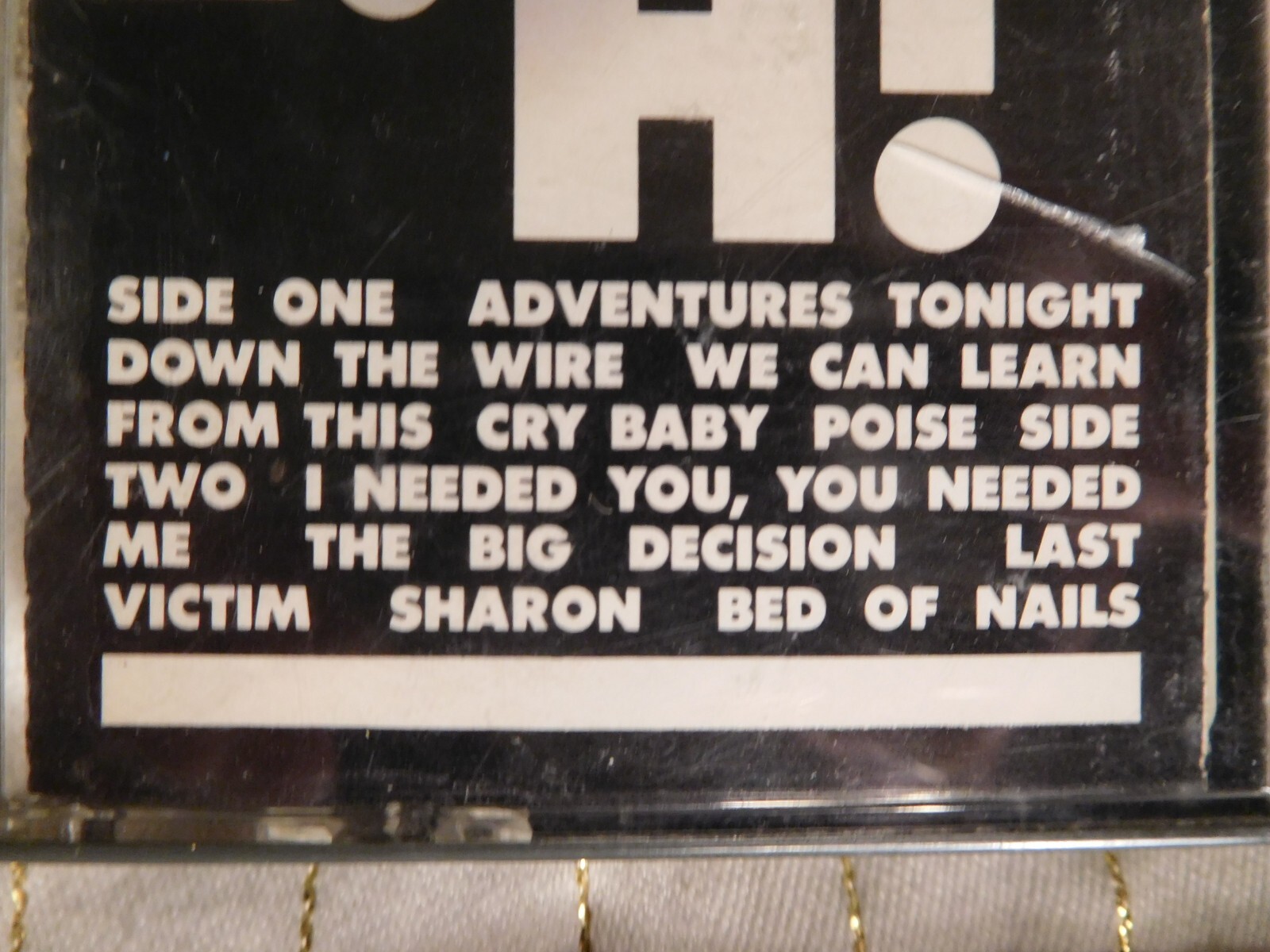 Rare Vintage Cassette The Quick Wah Wah