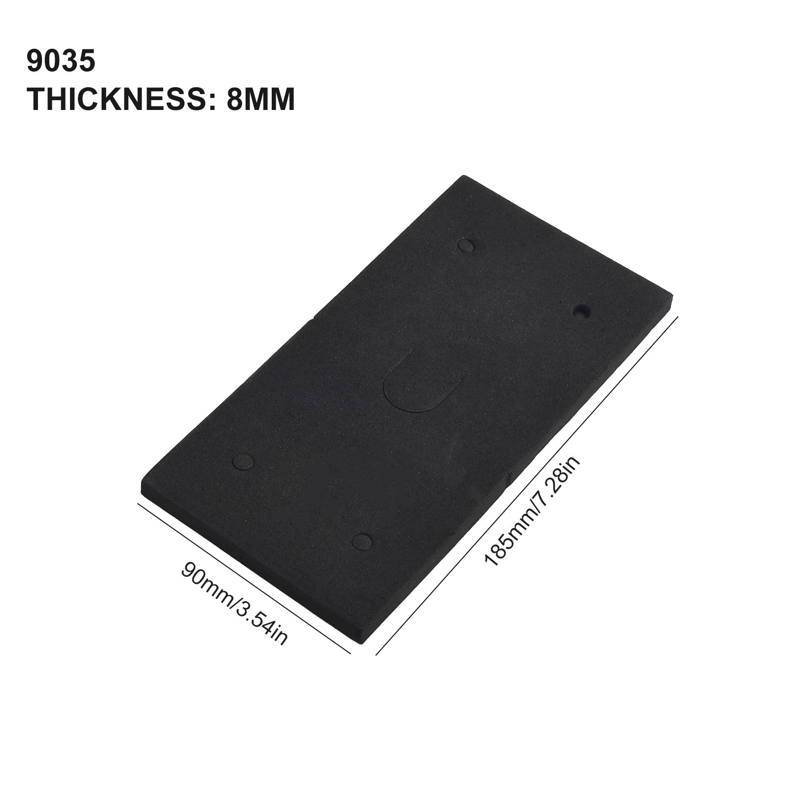 2x Self-Adhesive Foam Replacement Sander Back Pads Mats 4-Holes For 9035