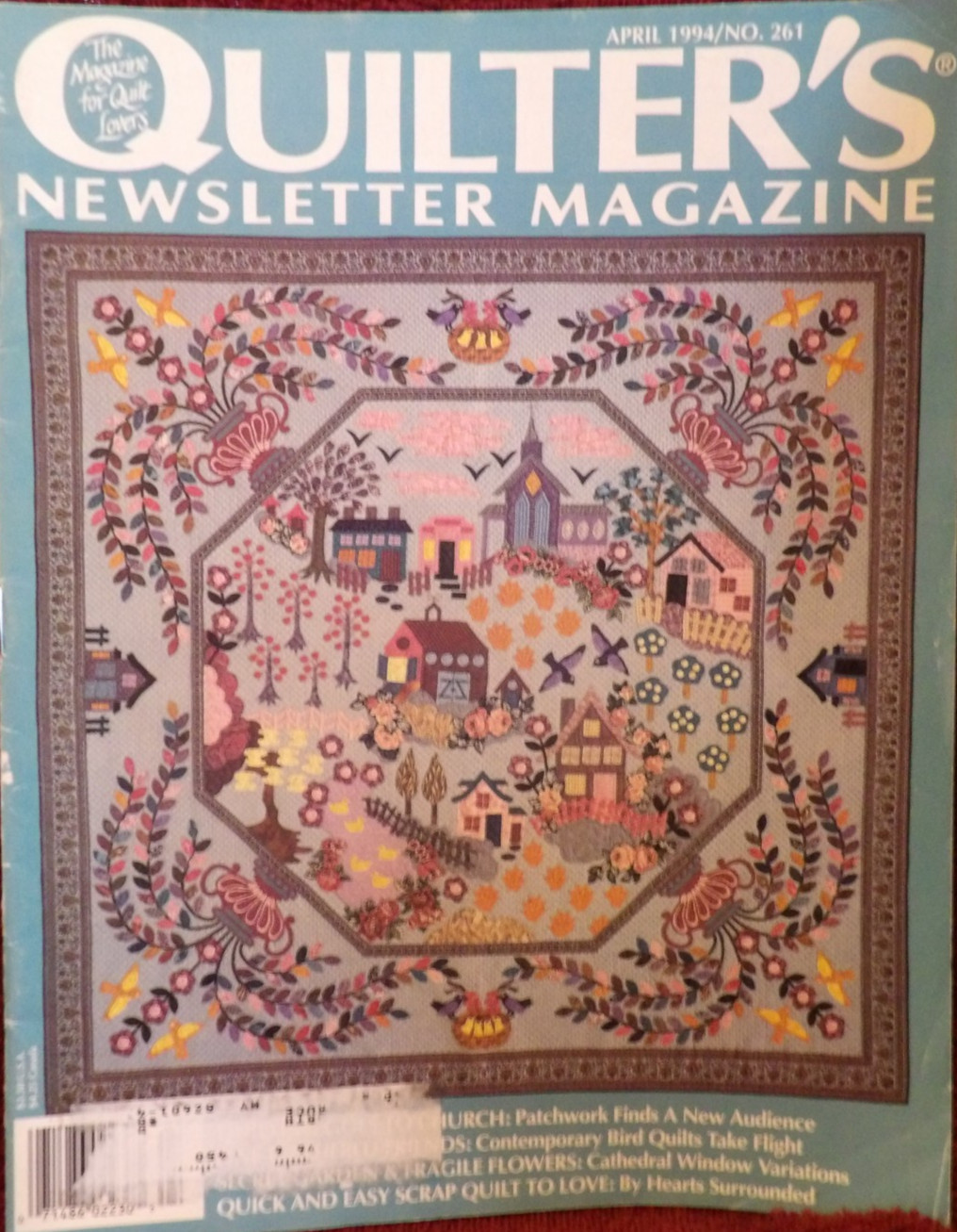 Quilter's Newsletter Magazine April 1994 No. 261