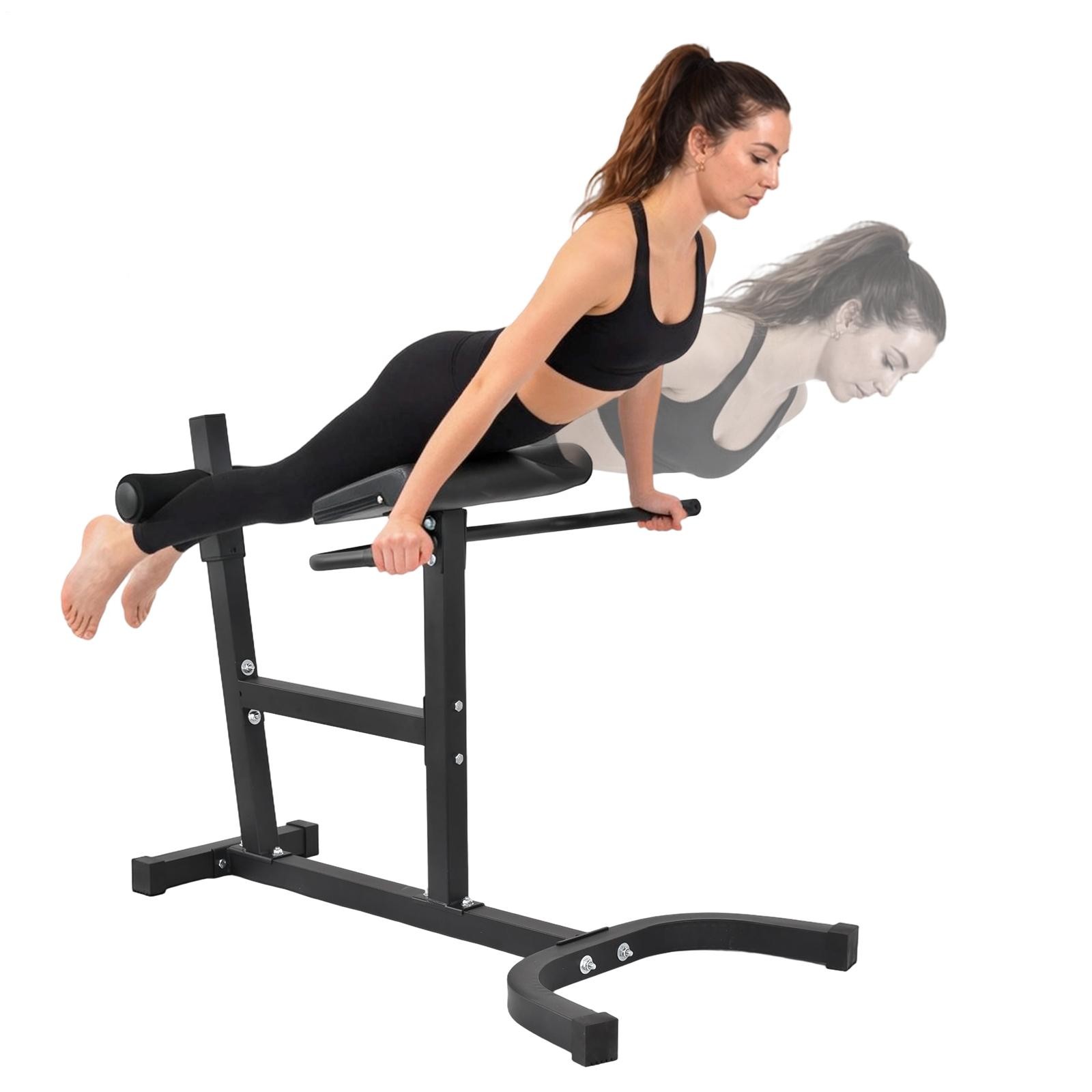Roman Chair Hyper Extension Bench Marcy Ab Abdominal Exercise Adjustable-