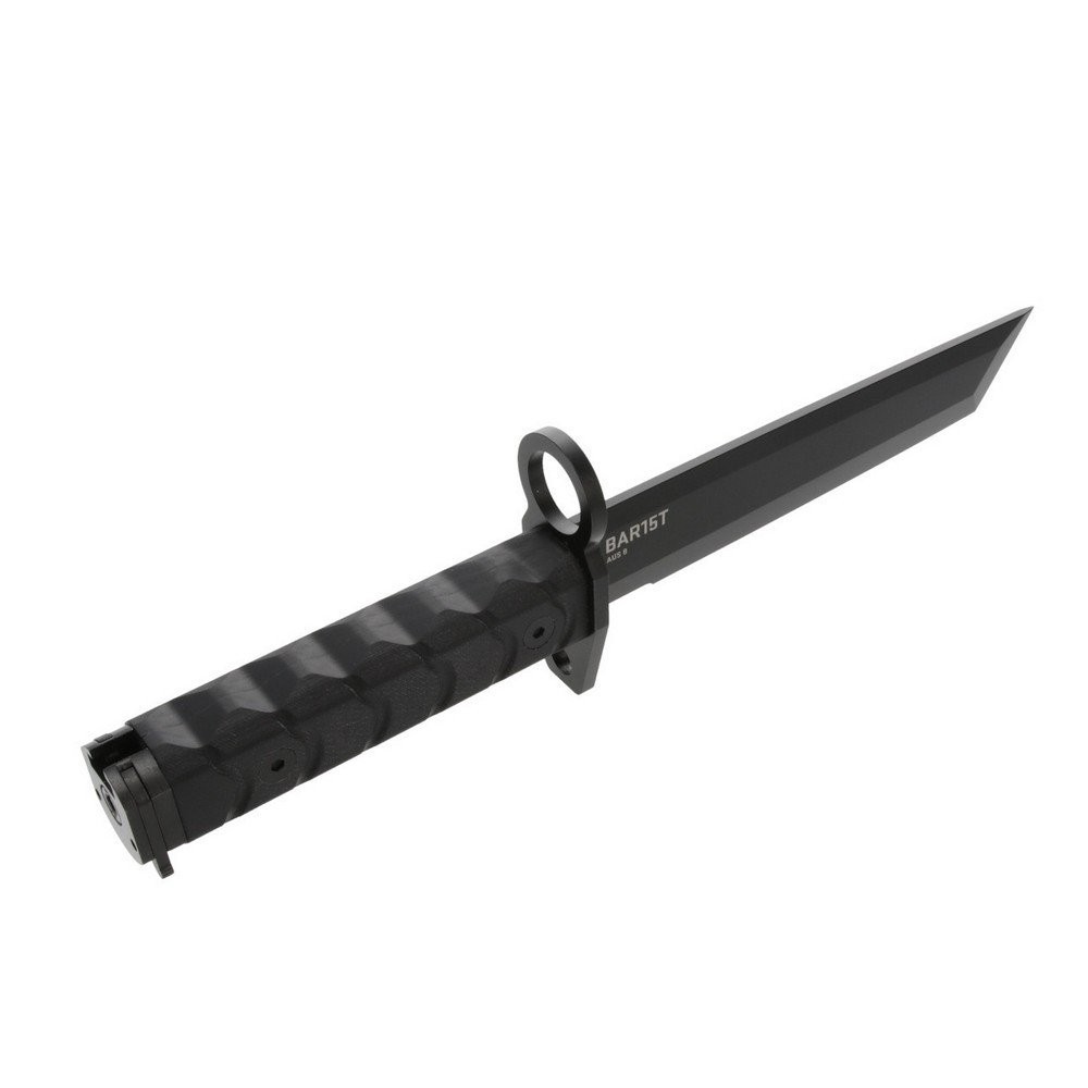 SOG Bar15T Combat Knife AUS-8 Stainless Blade Sculpted G10 Handle - BY1001-BX