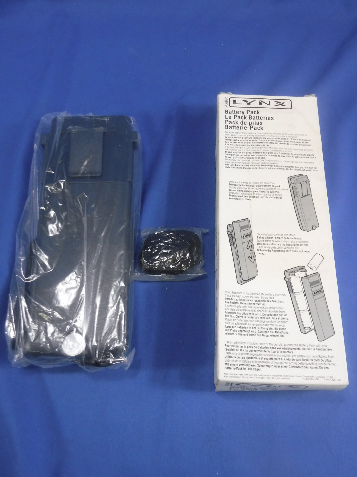 Battery Pack for Atari Lynx I and II New in Box NOS