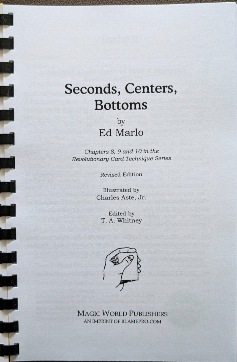 Seconds, Centers and Bottoms by Ed Marlo