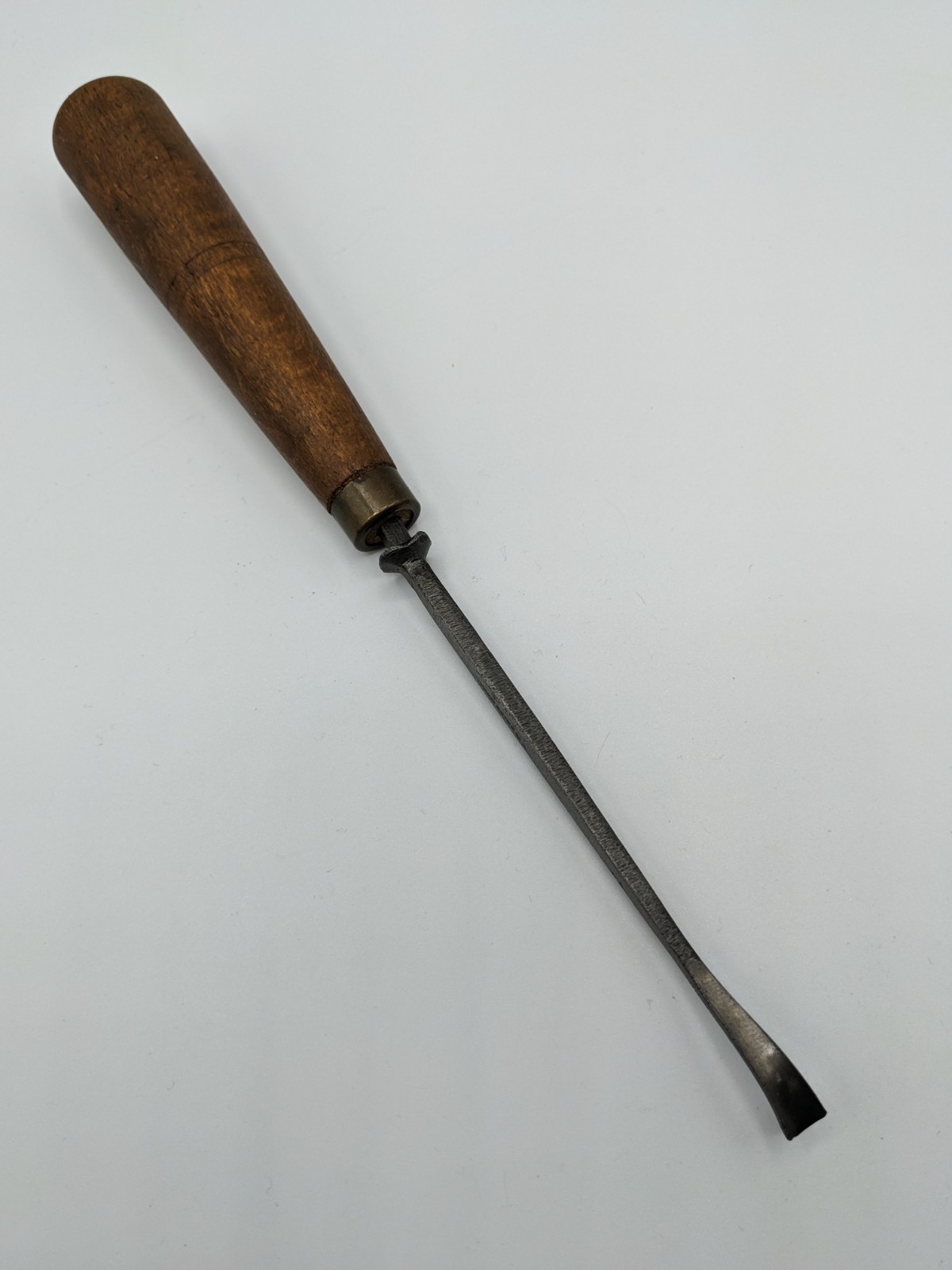 J.B. Addis & Sons Back‑Bent Gouge — Sweep 6, 3/8"