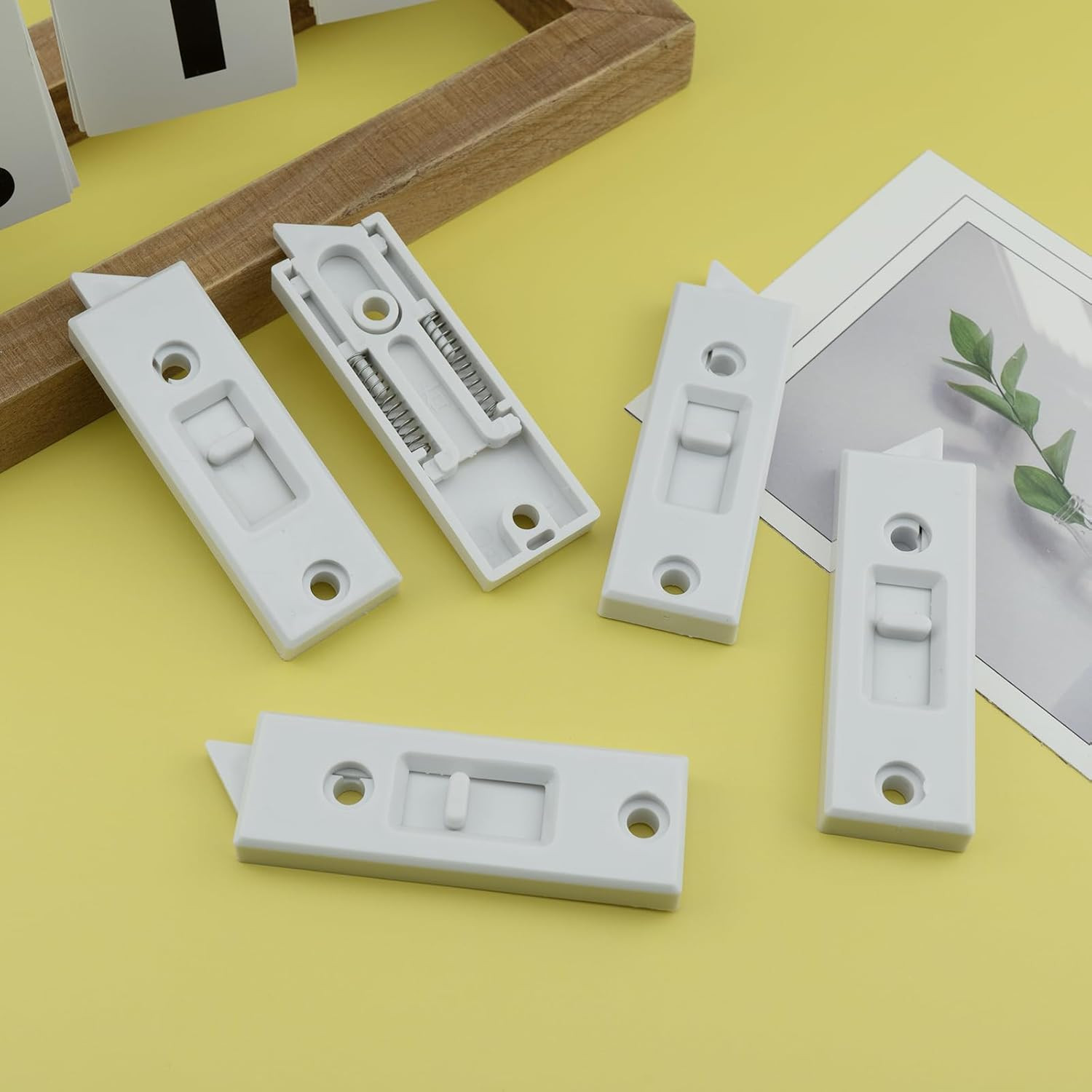 12 Pcs Window Latch Locks Spring Loaded Window Tilt Latch Replacement Part