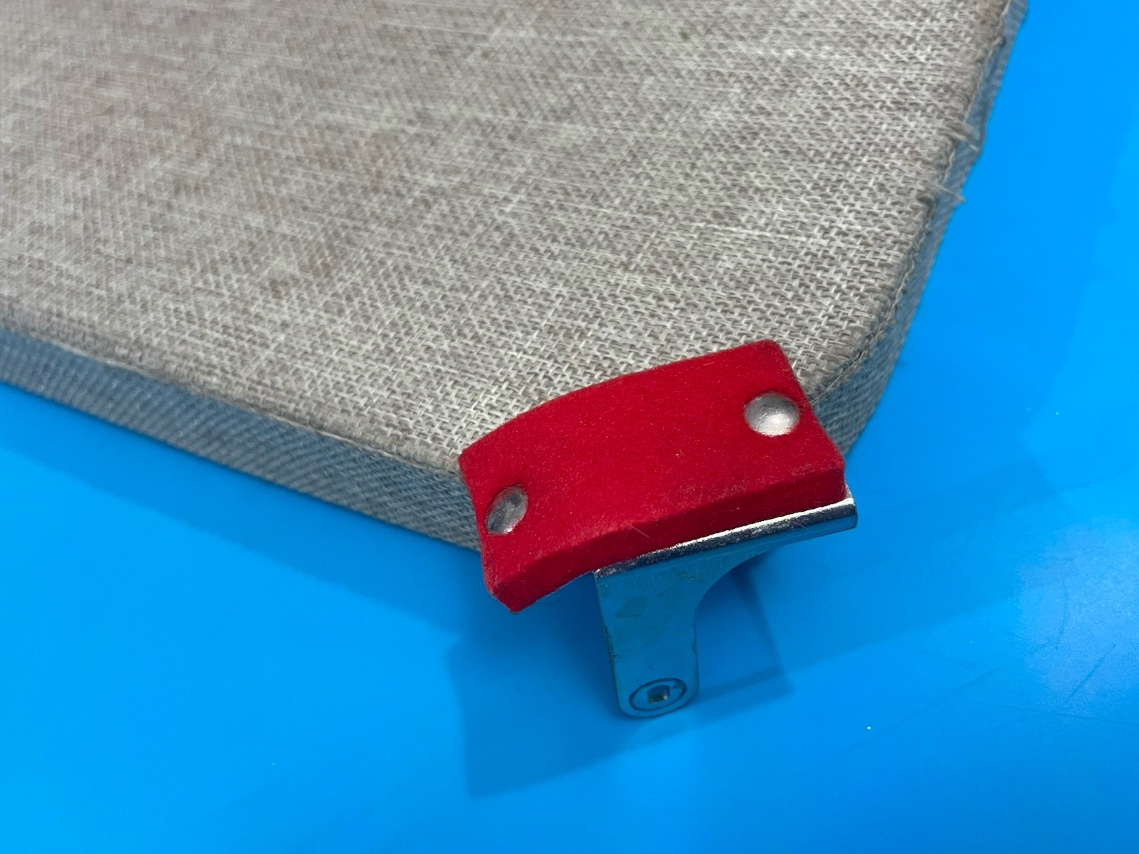 Ludwig 60s Vintage Snare Drum Floor Tom Baseball Bat Muffler Red Felt Clean