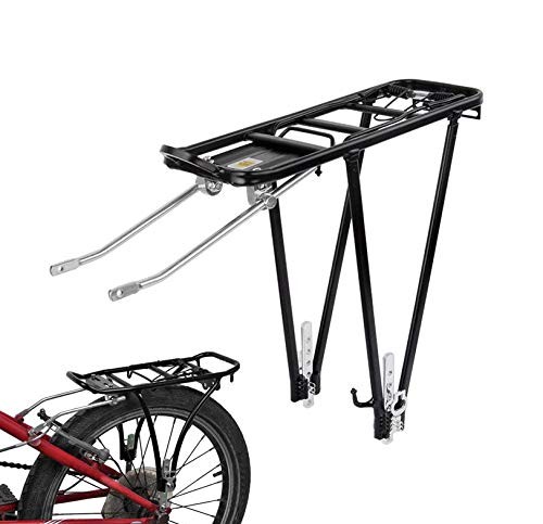 Bike Cargo Rack Cargo Universal Adjustable Bicycle Rear Luggage Touring Carri...