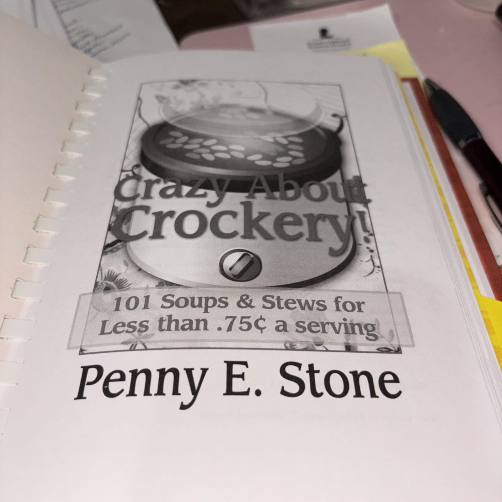 Crazy About Crockery Cookbook