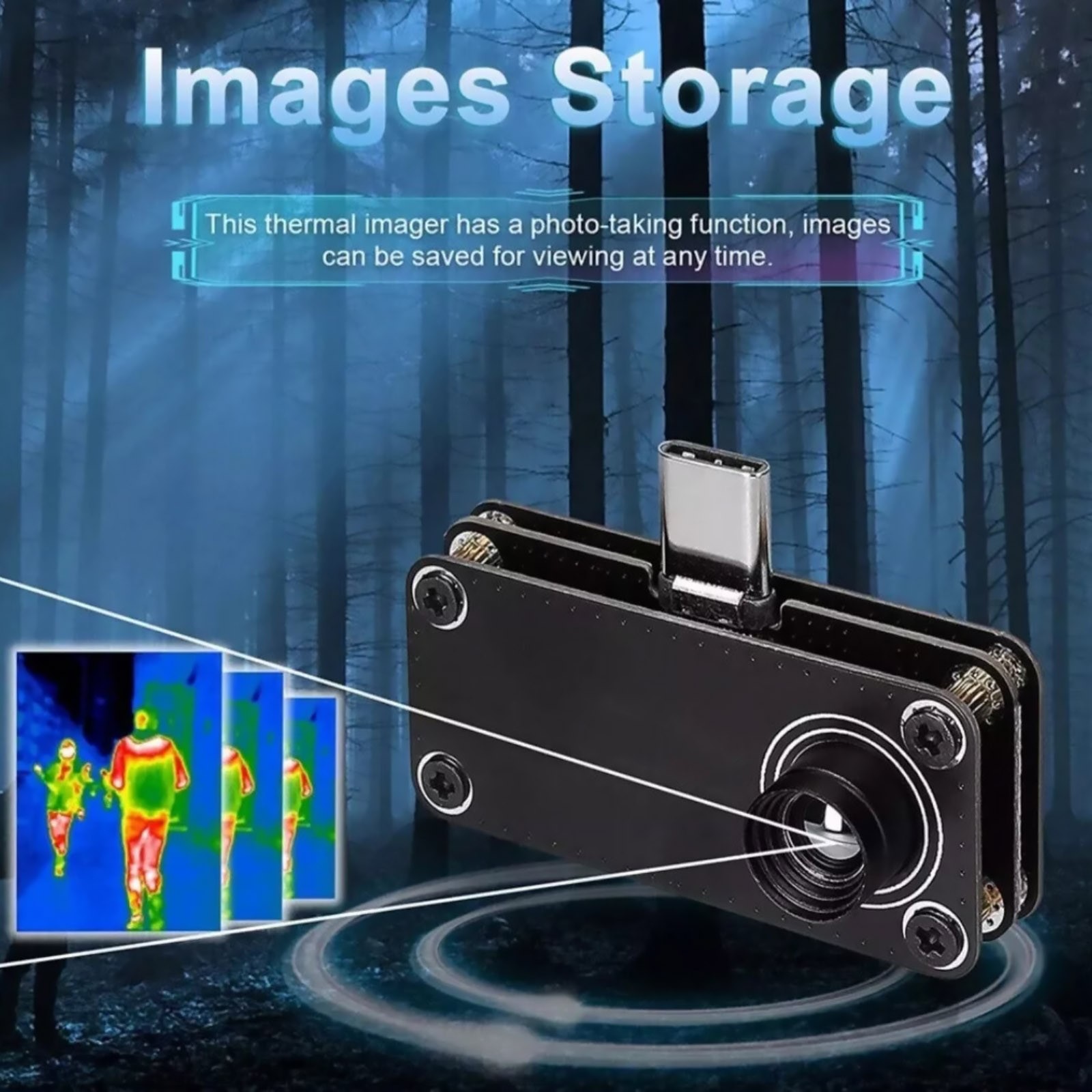 USB TypeC Multi-Language Thermal Imaging Camera Imager for Android Mobile Phone