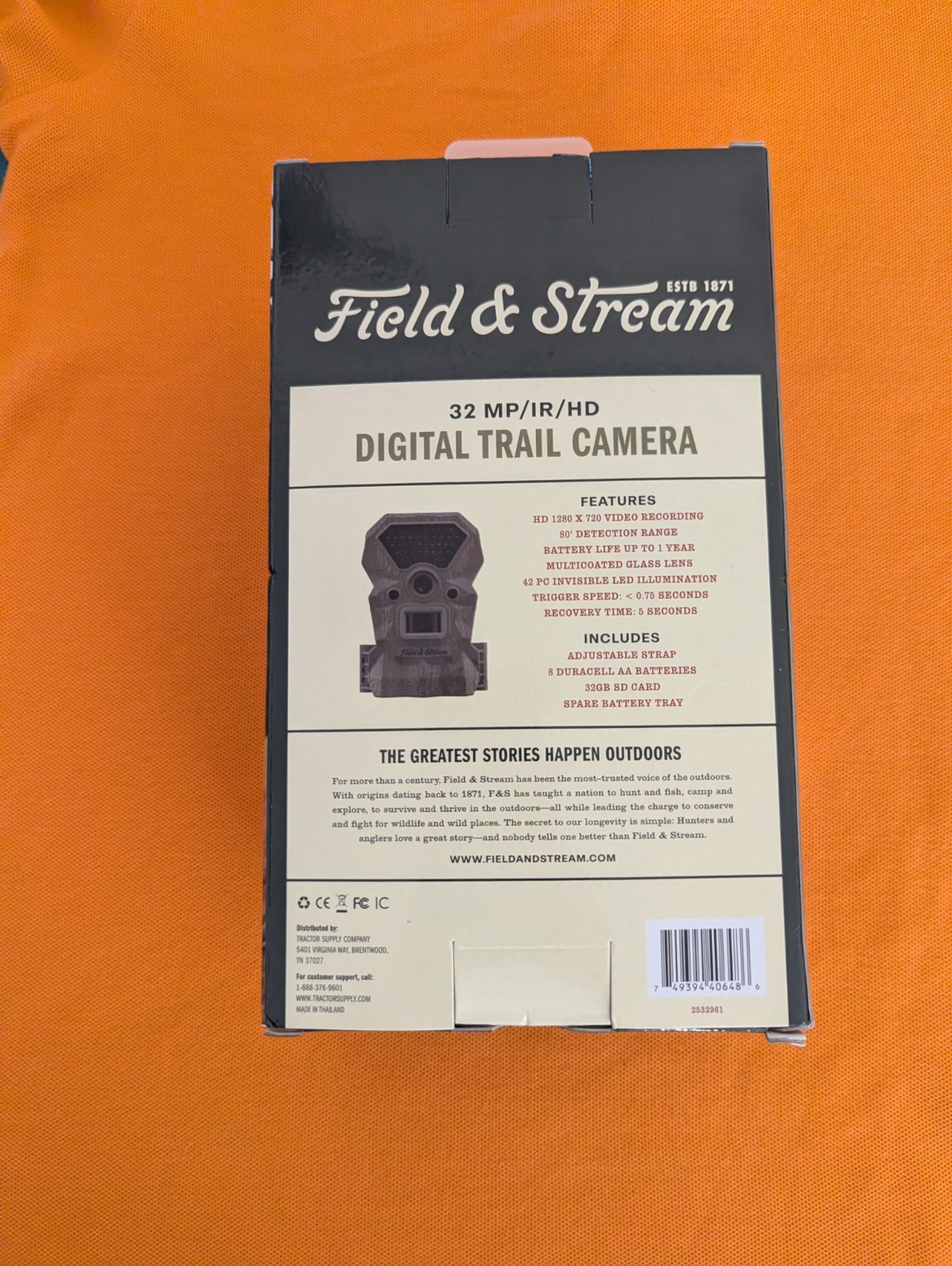 Field & Stream 32 MP ZD Trail Cam Combo