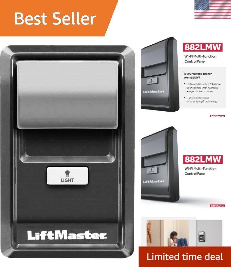 Innovative Garage Door Control for Security+ 2.0 Openers with WiFi Integration