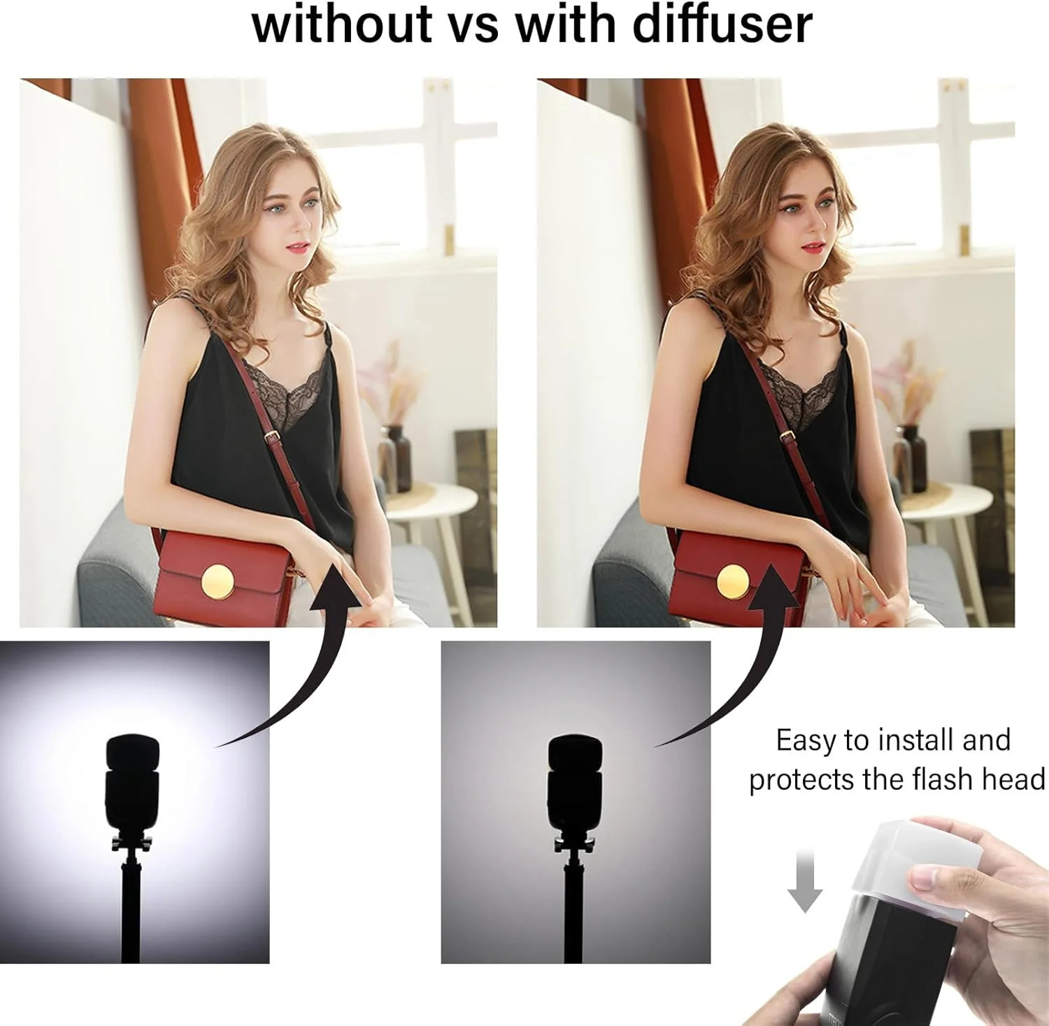 TT600 GN60 2.4G Camera Flash Speedlite & Diffuser for Studio Portrait | Ma