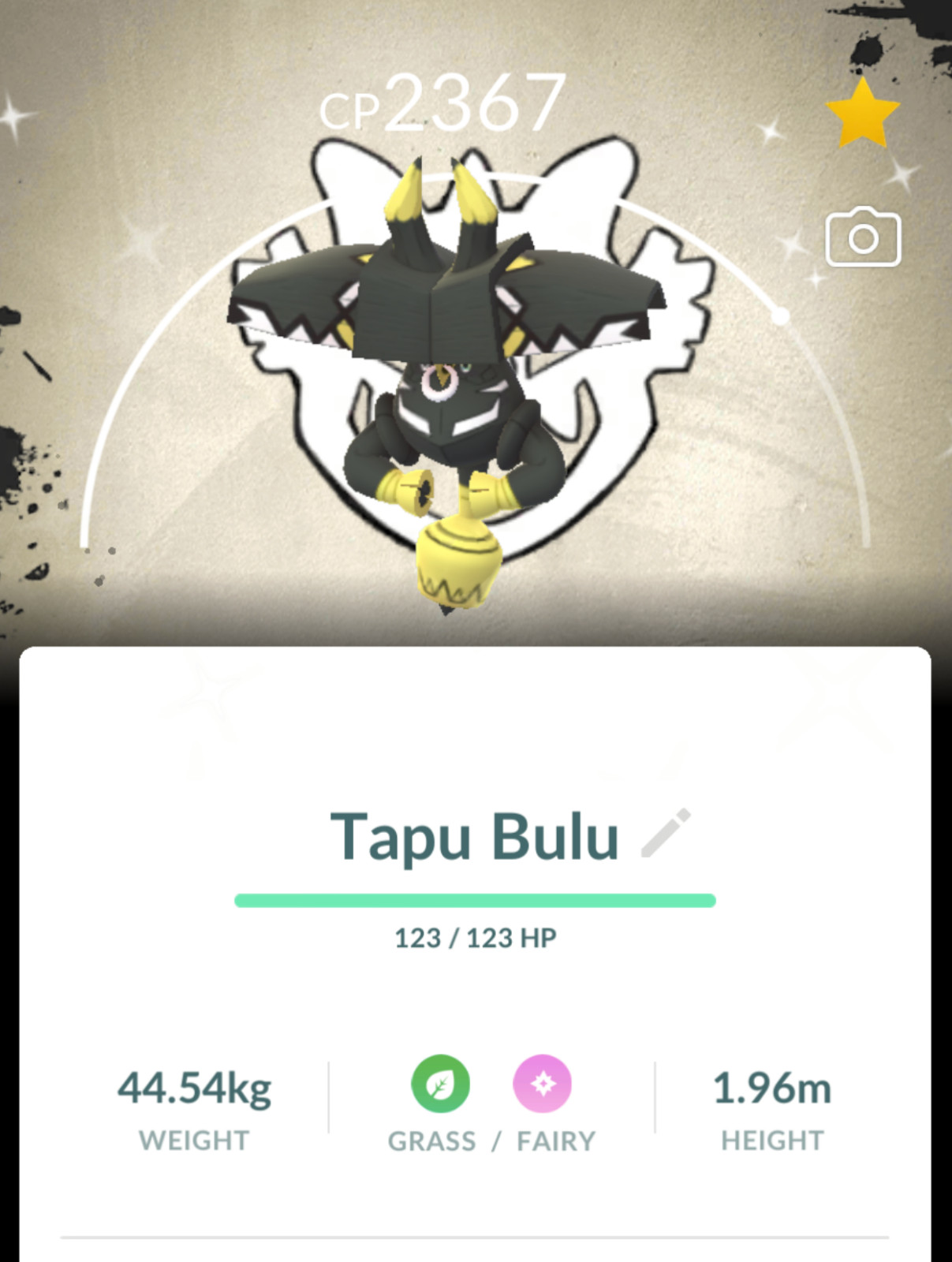 Pokémon Shiny Tapu Bulu Special Background Go Fest 2026 - GO Read description