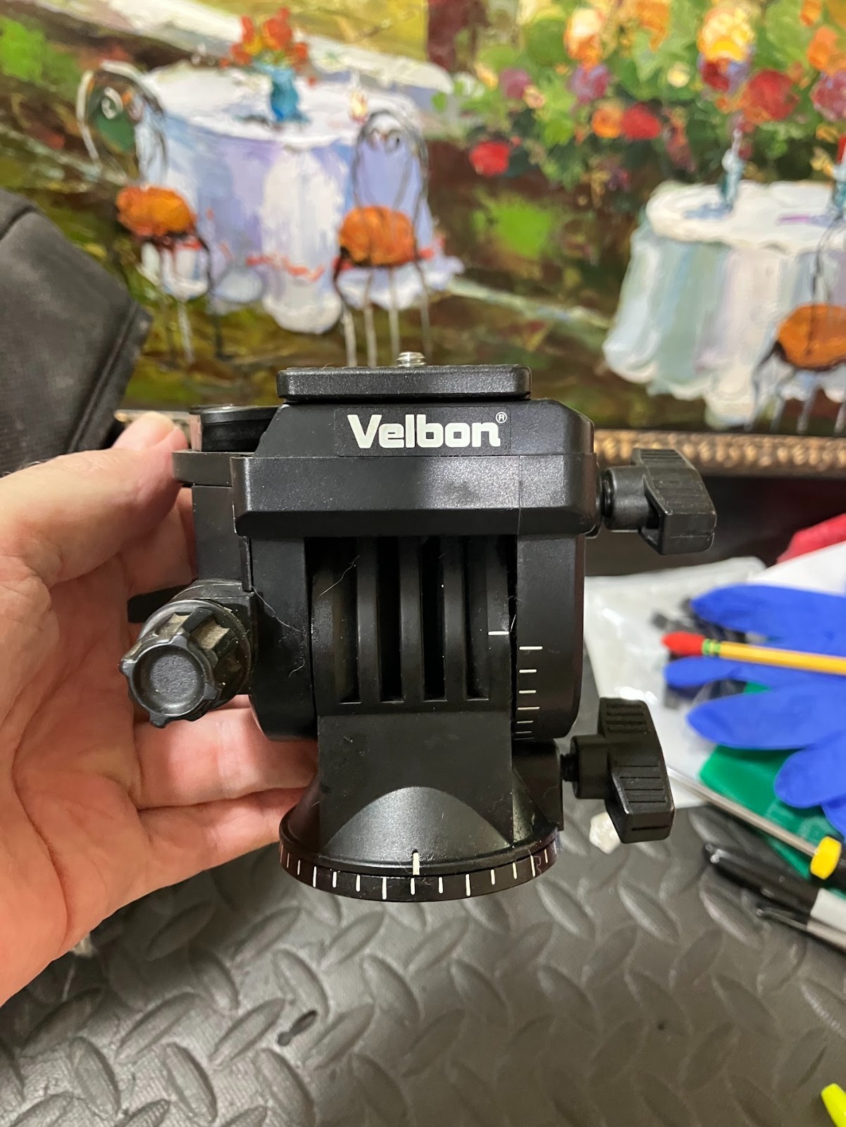 Velbon PH-368 Vel-flo 9 Mini-Pro Fluid Panhead