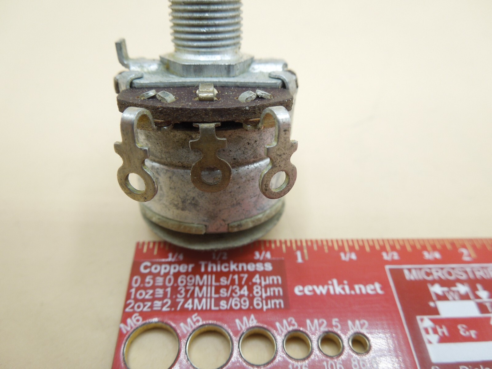 50K (50,000) Ohm Potentiometer LOG w/Switch (LOT OF 2)
