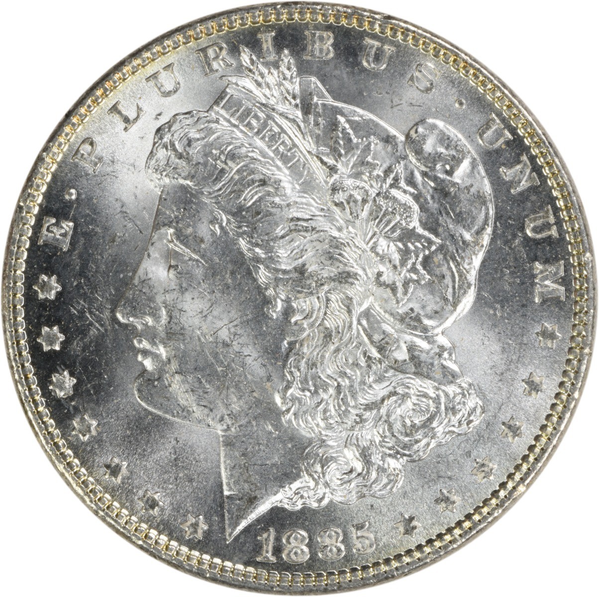 1885 Morgan Silver Dollar BU Uncertified #415