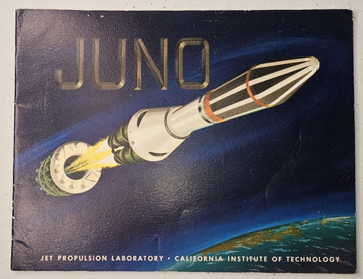 Space 1959 Juno Rocket Color Catalog Rare 24 Pages About JUNO Rockets