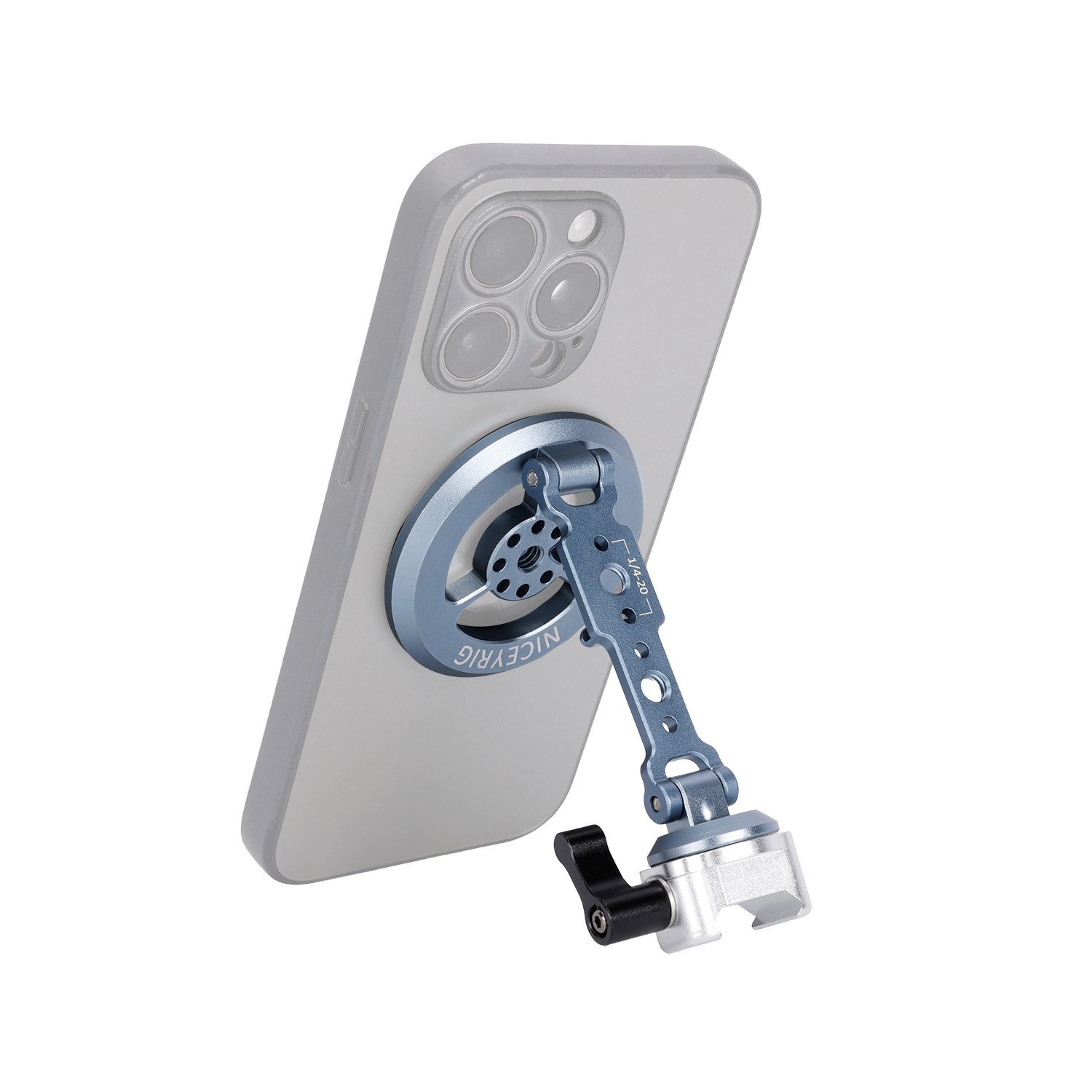 NICEYRIG Mobile Phone Magnetic Holder w/ Nato Clamp For Camera DJI RS stabilizer