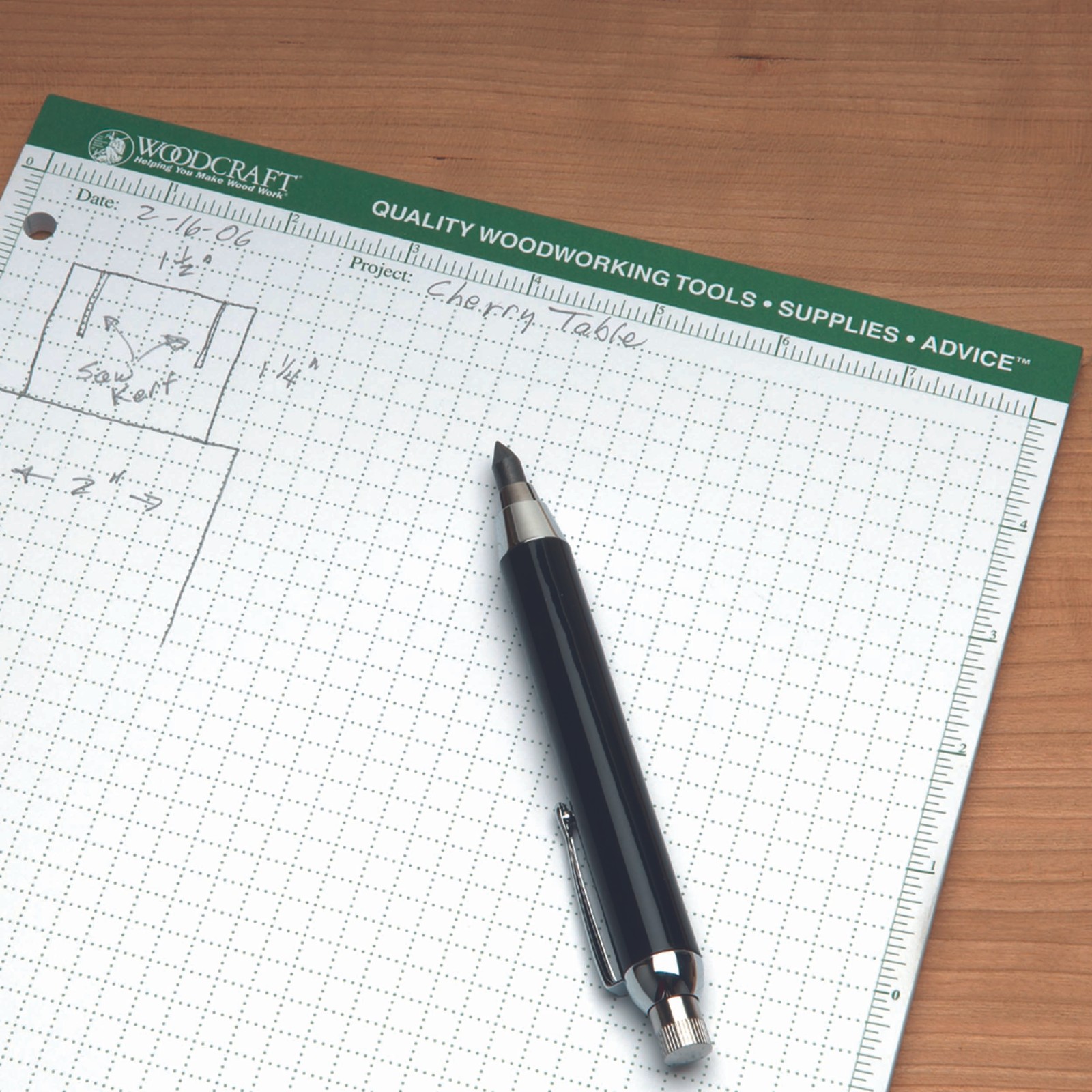 Woodcraft Shop Notepad (50 Sheets)
