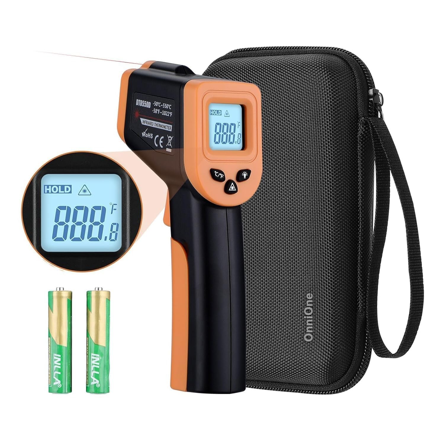 Infrared Thermometer Gun for Cooking, Laser Thermometer Gun for Blackstone Pi...