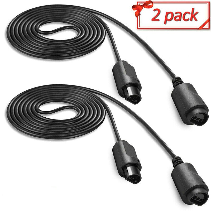 2Pcs Extended Extension Cable Cord For Nintendo 64 Controller N64 Game Console